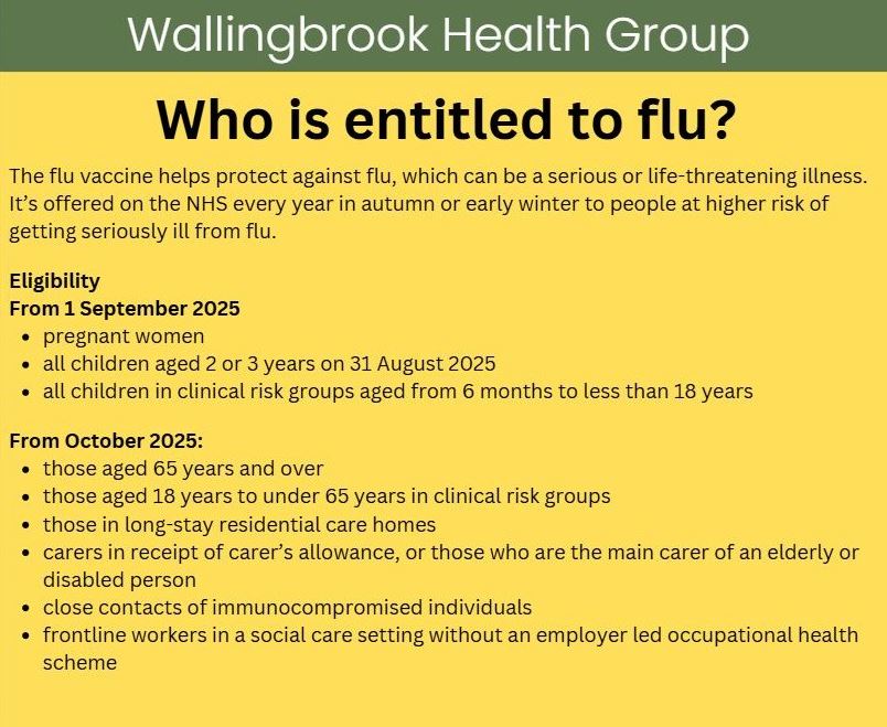 Flu entitlement