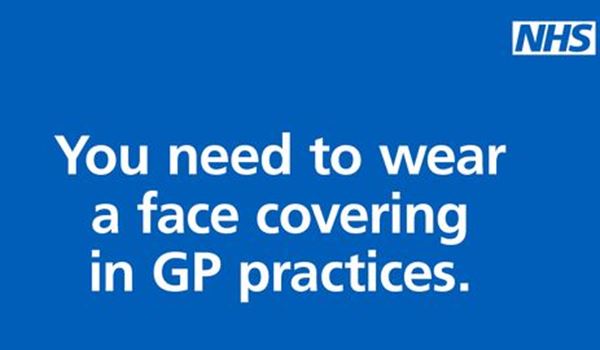 Wear a face covering in GP practices