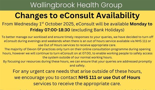 eConsult hours